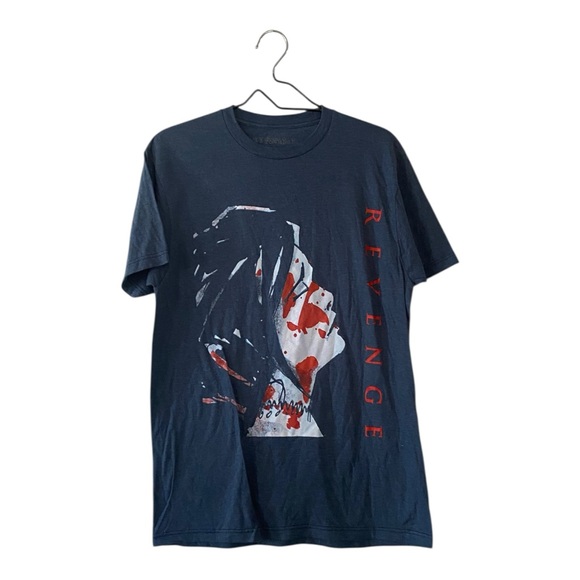 My Chemical Romance Three Cheers for Sweet Revenge Blue Graphic T Shirt NEW - Picture 2 of 7